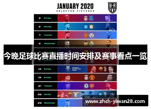 今晚足球比赛直播时间安排及赛事看点一览